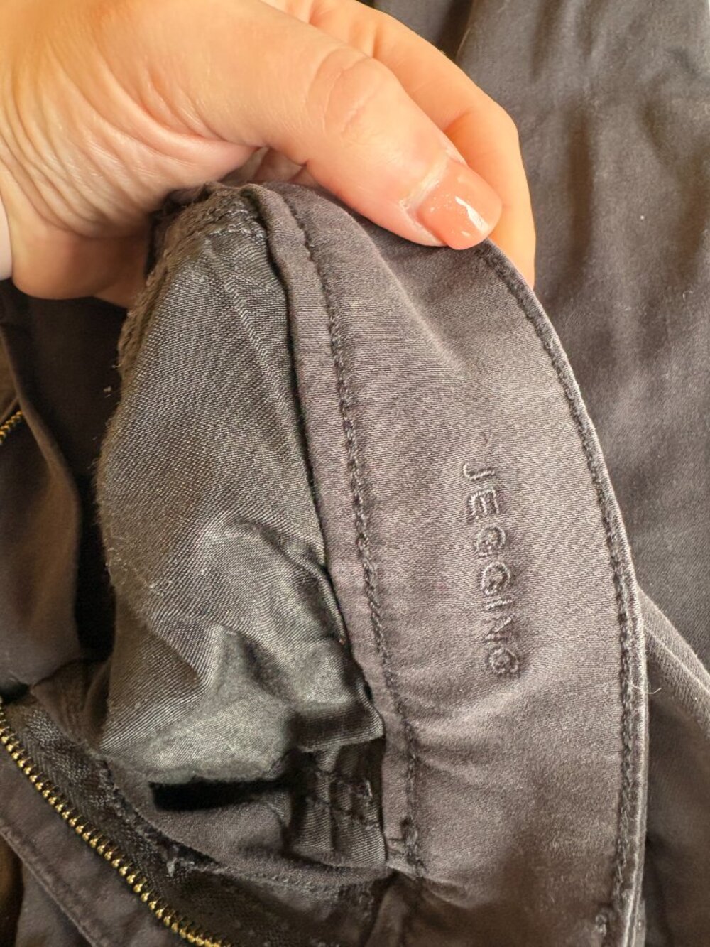 American Eagle Velvet Jegging - Black - Picture 4 of 6